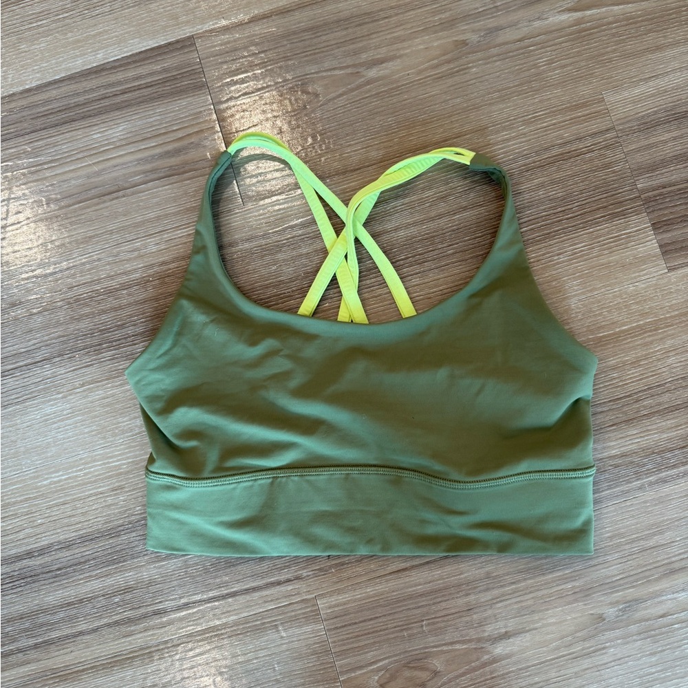 Lululemon Green Sports Bra